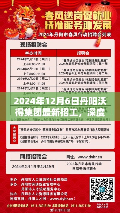 丹阳沃得集团最新招工深度解析与体验报告揭秘,2024年招工介绍及求职体验分享