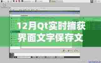 Qt框架下的实时界面文字捕获与保存指南,12月操作指南及文件保存功能实现