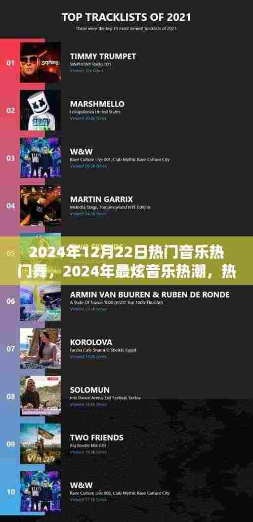 2024年热门音乐舞曲大赏,最炫热潮与经典曲目