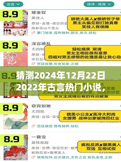 深度解析,预测古言热门小说走向,带你领略2024年古言小说全面体验与剖析