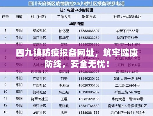四九镇防疫报备网址,筑牢健康防线,安全无忧!