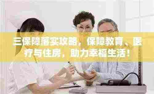 三保障落实攻略，保障教育、医疗与住房，助力幸福生活！