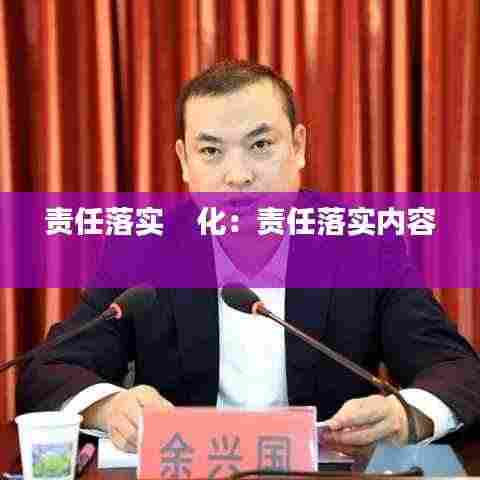 责任落实    化：责任落实内容 