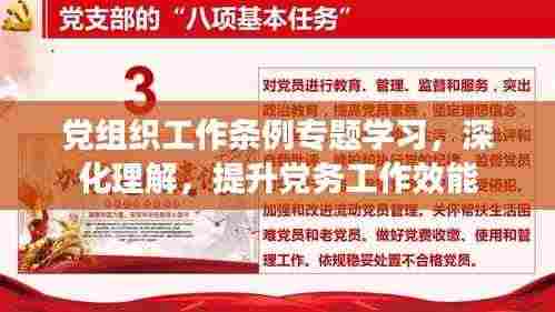 党组织工作条例专题学习,深化理解,提升党务工作效能
