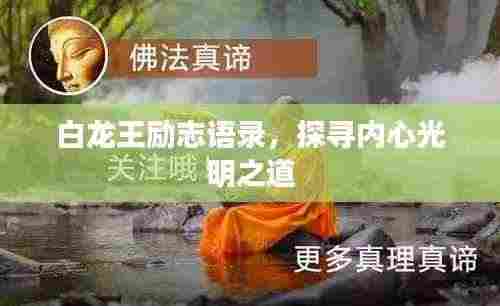 白龙王励志语录,探寻内心光明之道