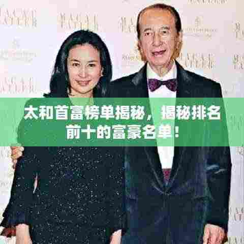 太和首富榜单揭秘，揭秘排名前十的富豪名单！